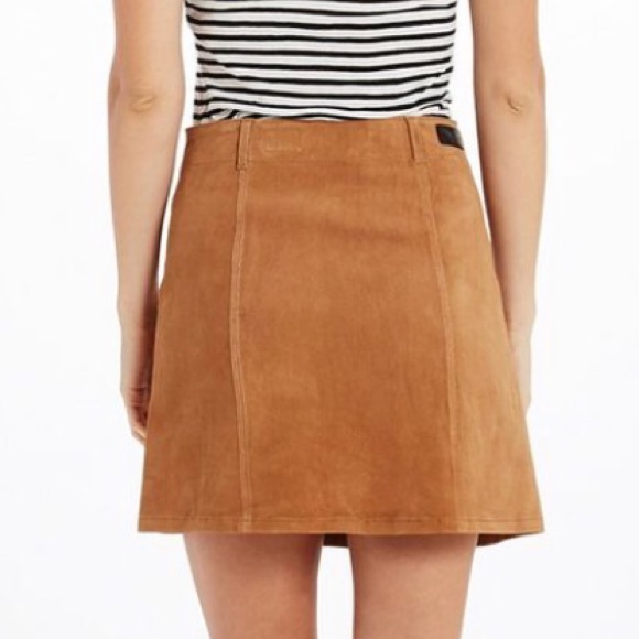 NWT Adriano Goldschmied Juliett Suede Skirt - Picture 4 of 9